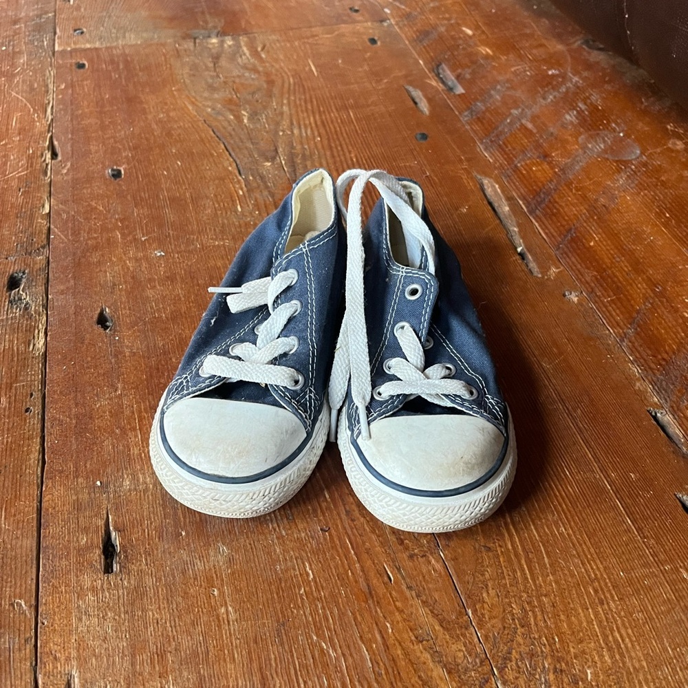 Stylish Kids Navy and White Sneakers